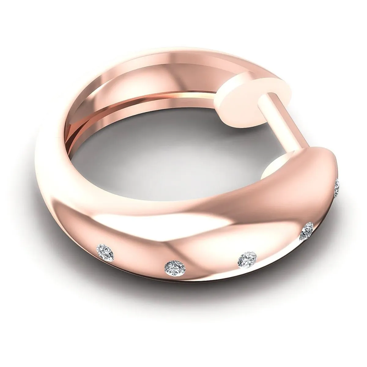 0.10 CT Round Cut Lab Grown Diamonds - Hoop &  Drop Earrings
