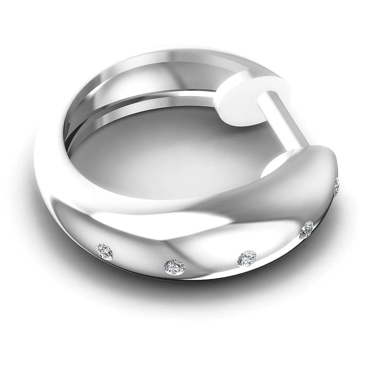 0.10 CT Round Cut Lab Grown Diamonds - Hoop &  Drop Earrings