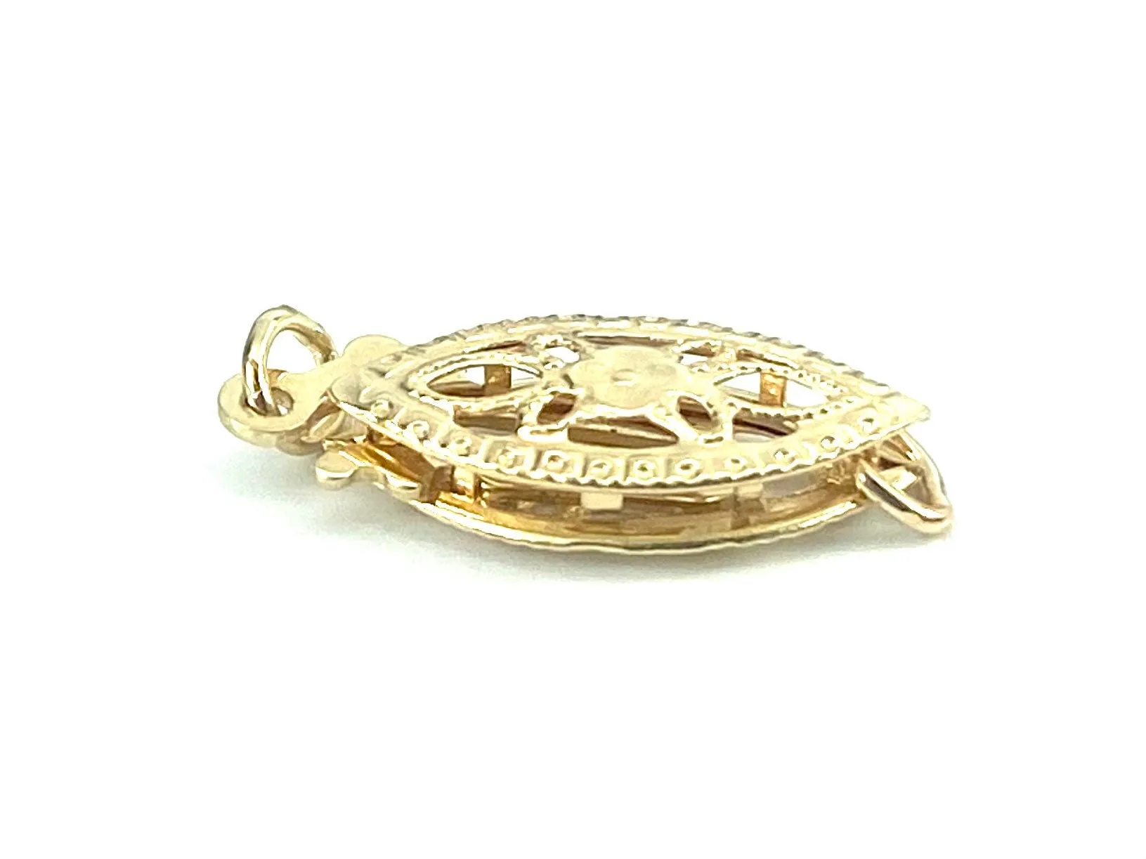 14K Solid Gold Clasp, Sku#YG-84