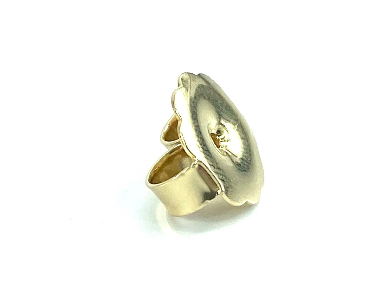 14K Solid Gold Ear Nut FP Jumbo, Sku#11/27/20