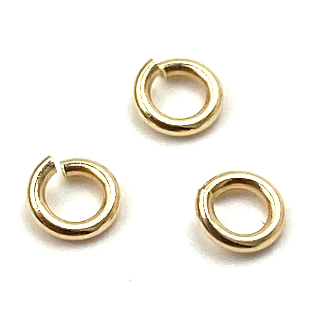 14K solid yellow gold jump ring, SKU# 11-41-3