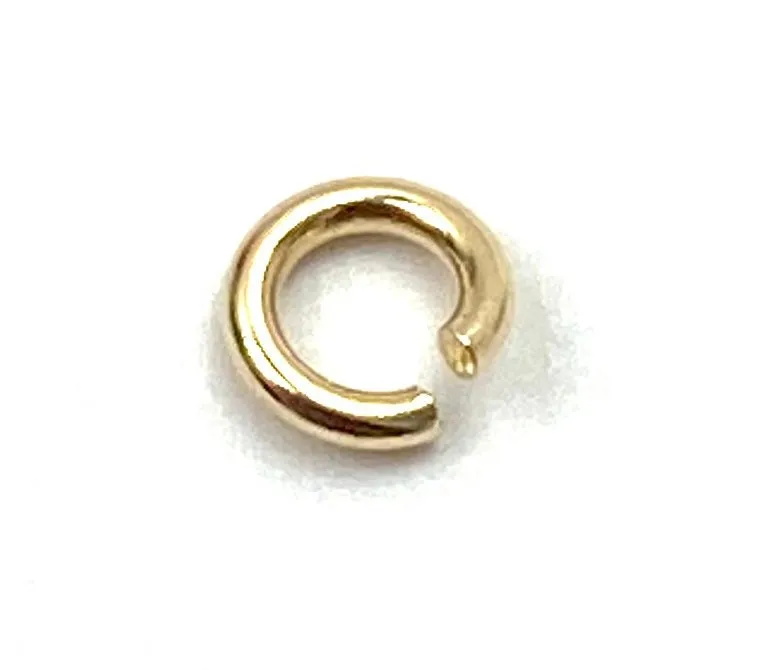 14K solid yellow gold jump ring, SKU# 11-41-3