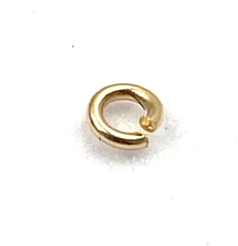 14K solid yellow gold jump rings, SKU# 11-41-1