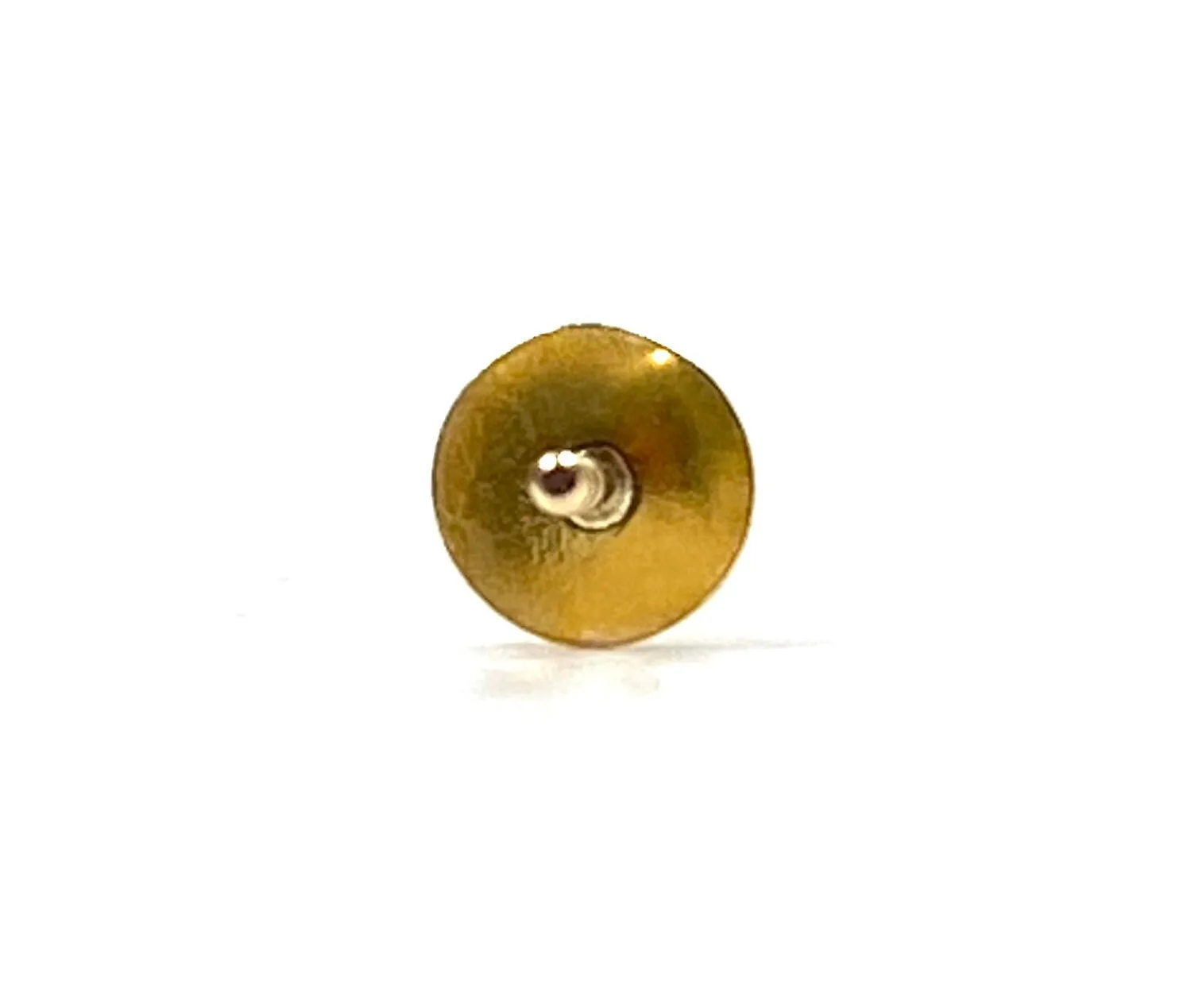 14K solid yellow gold peg with pearl cup, SKU# 11-28-3014