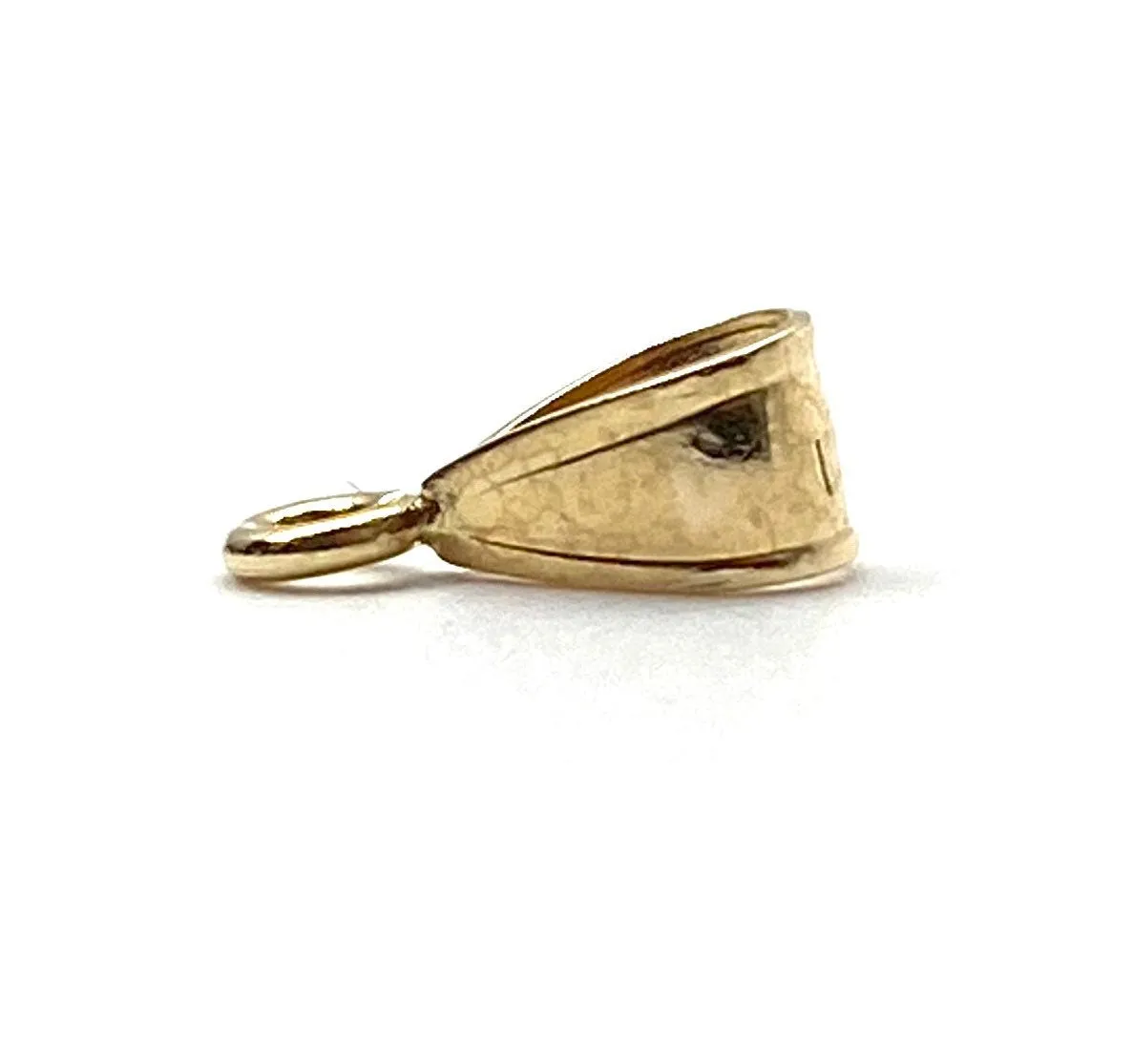 14K solid yellow gold pendant loop, SKU# 11-55-11