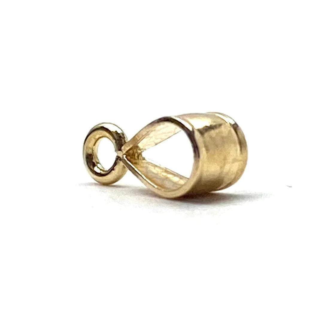 14K solid yellow gold pendant loop, SKU# 11-55-11