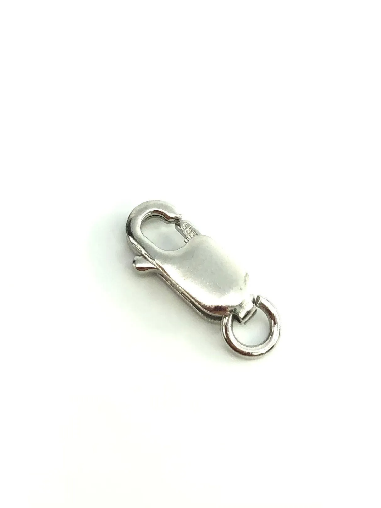 14K White Gold Lobster Claw Clasp Sku# 12-17-434