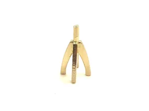 14K Yellow Gold Setting 4 H-W/Peg .25CT Sku#912-25