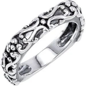 14k Yellow Gold Stackable Ring, Size 7