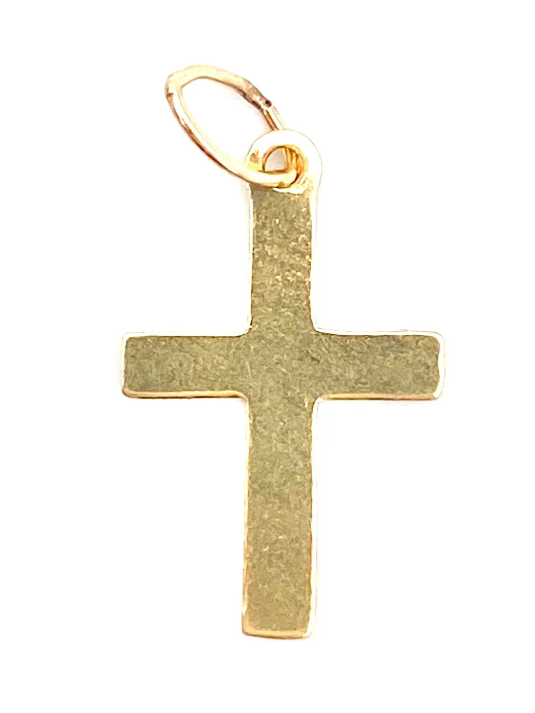 14KGF Cross Charm , Sku#25-C