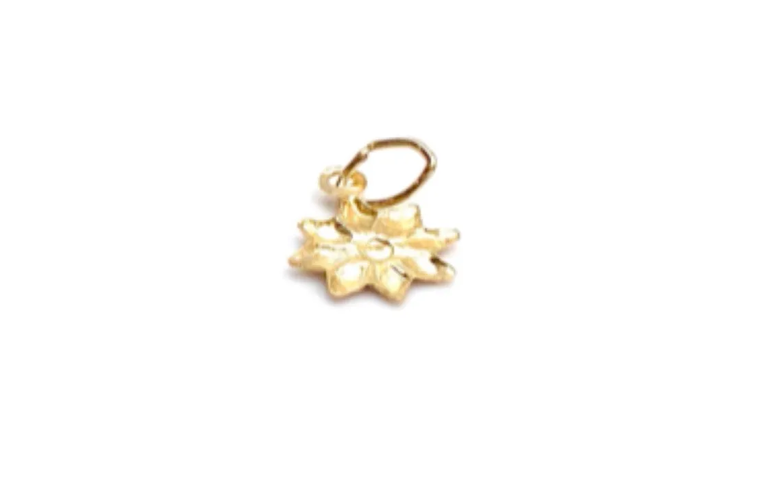 14KGF Flower Charm 1819-C