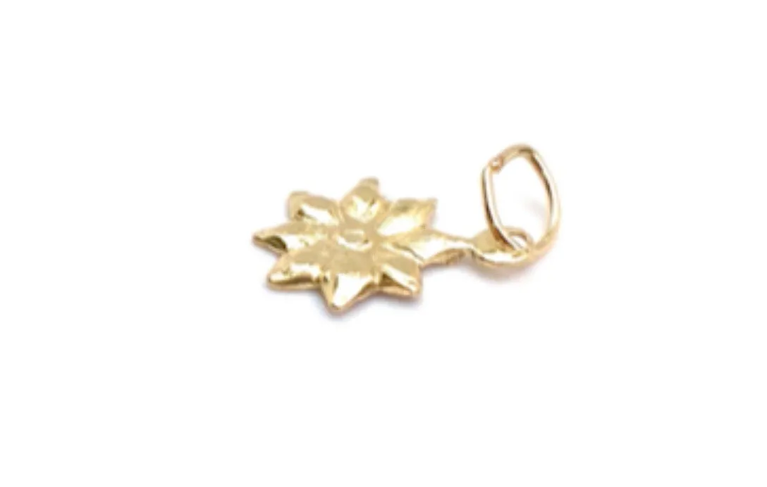 14KGF Flower Charm 1819-C