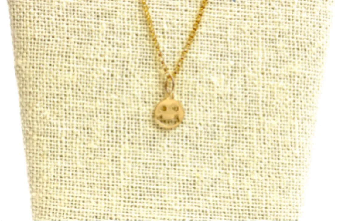 14KGF Happy Face Charm 1859-C