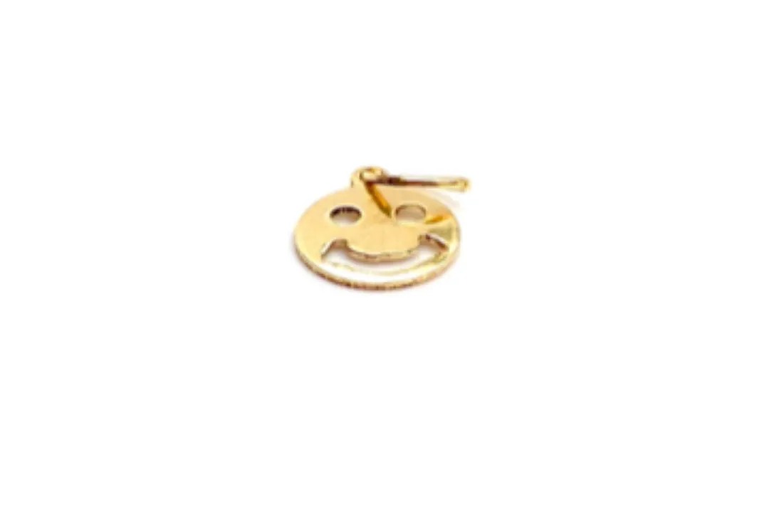 14KGF Happy Face Charm 1859-C