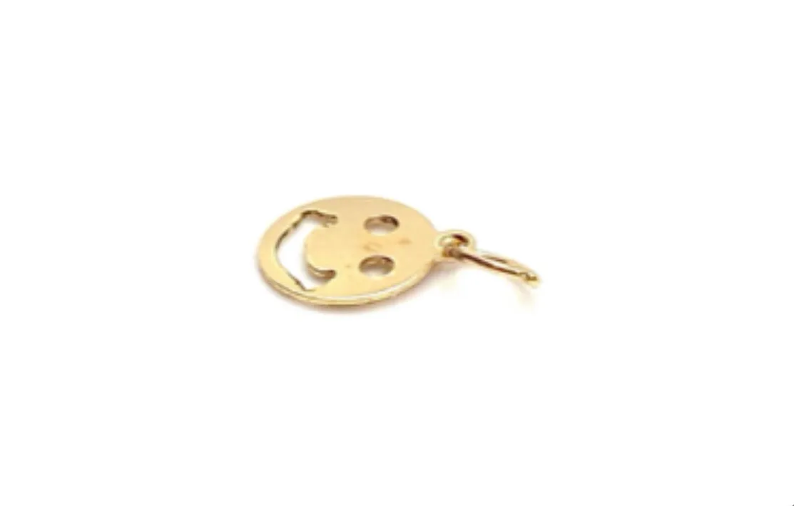 14KGF Happy Face Charm 1859-C