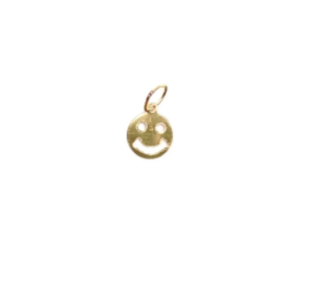 14KGF Happy Face Charm 1859-C