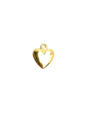 14KGF heart charm , sku#1900-C
