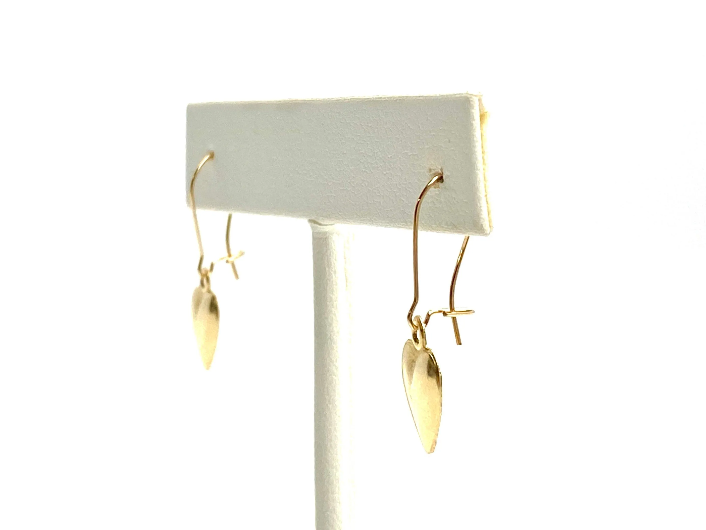 14KGF heart charm , sku#1900-C