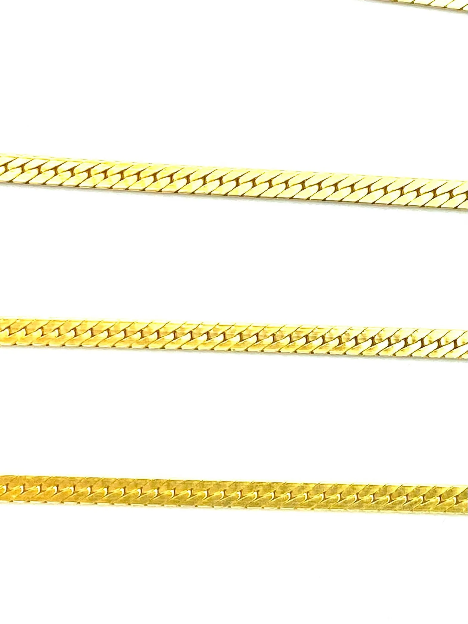 14KGF Herringbone Chain 16” 18” 20” , Sku#HB-3