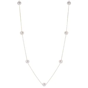 14KT Yellow Gold Freshwater Pearl Necklace