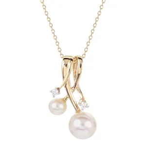 14KT Yellow Gold Freshwater Pearl Pendant
