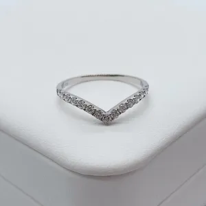 18K Gold White Diamond Ring Exclusively Handcrafted 0.36 Carat Natural Diamond (H-F Color, VS1-VS2 Clarity)