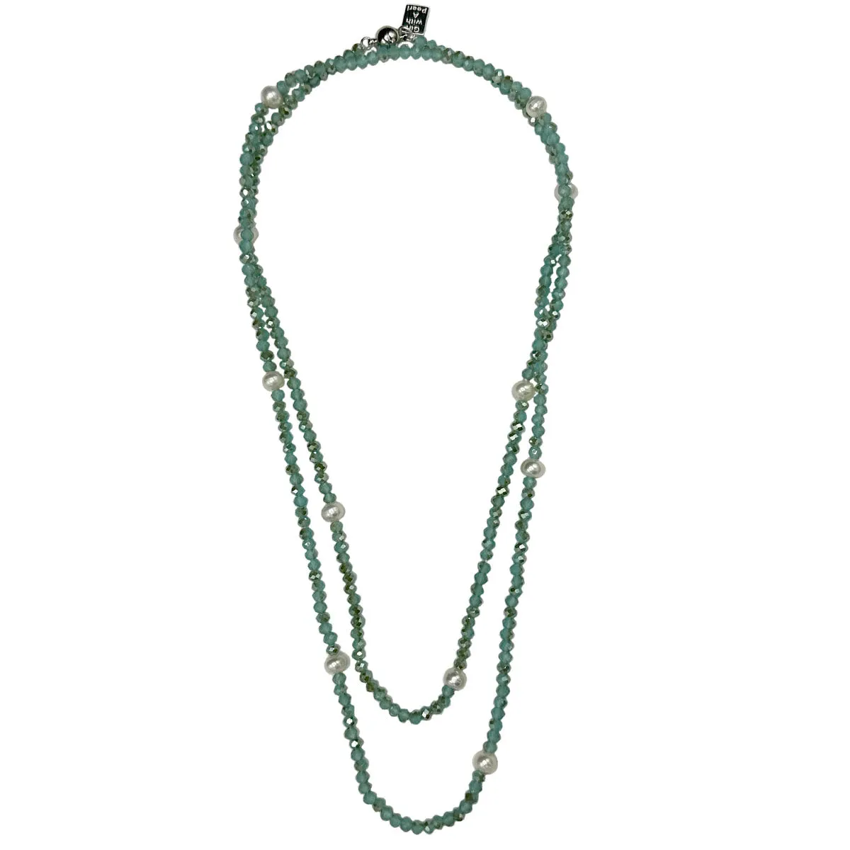199-06 | TURQUOISE LITE CRYSTAL PEARL 42"