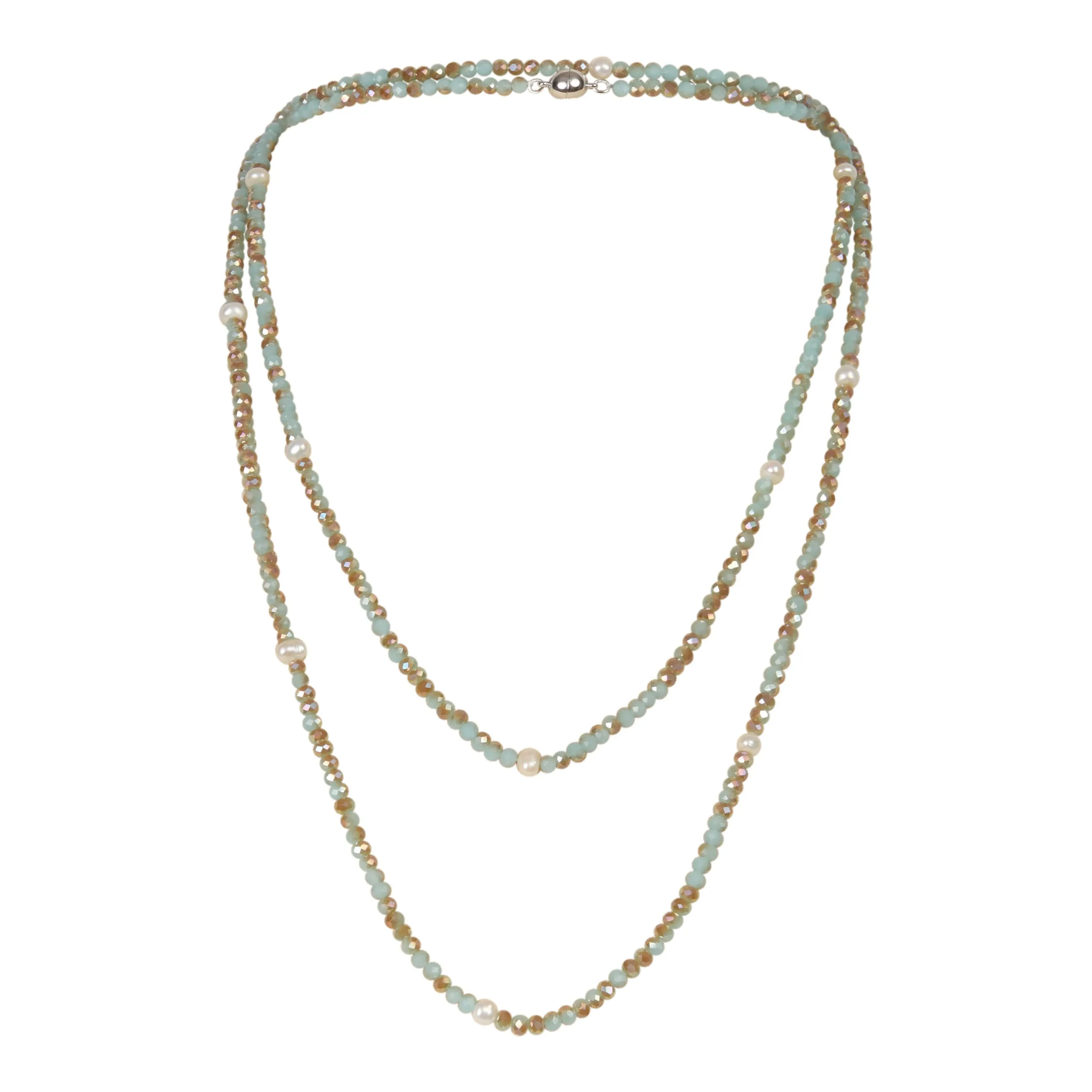 199-06 | TURQUOISE LITE CRYSTAL PEARL 42"
