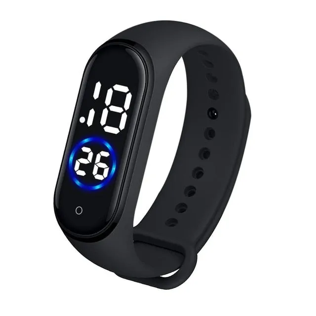 2019 LED Digital LED Sports Watch Unisex Silicone Band Sport Electronic Wrist Watches Fashion Men Women Watches Dropshipping Q