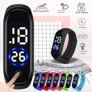 2019 LED Digital LED Sports Watch Unisex Silicone Band Sport Electronic Wrist Watches Fashion Men Women Watches Dropshipping Q