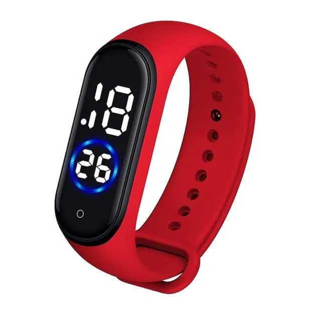 2019 LED Digital LED Sports Watch Unisex Silicone Band Sport Electronic Wrist Watches Fashion Men Women Watches Dropshipping Q