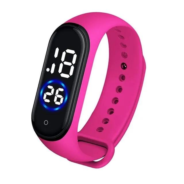 2019 LED Digital LED Sports Watch Unisex Silicone Band Sport Electronic Wrist Watches Fashion Men Women Watches Dropshipping Q