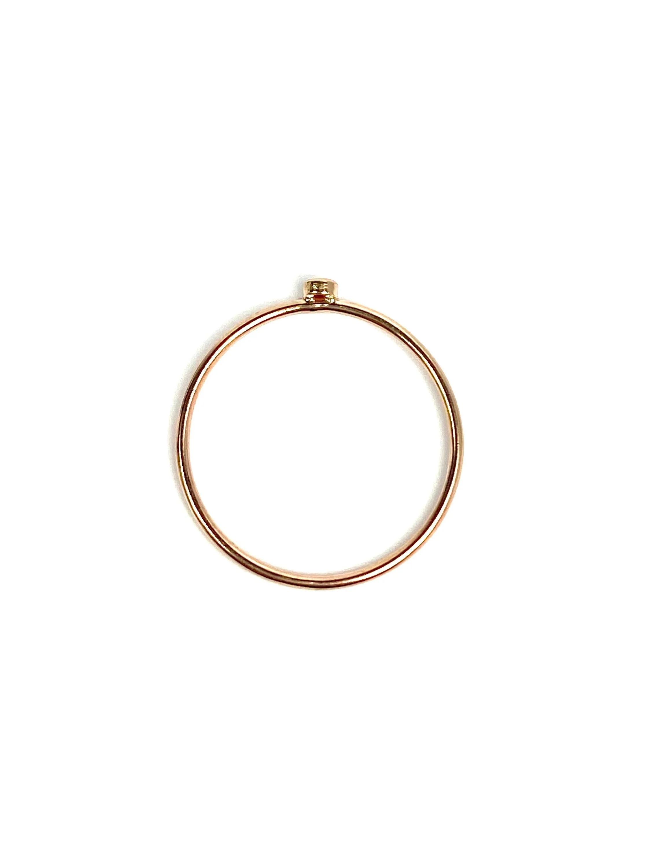 2mm Ruby 3A CZ Stacking Ring , Sku#4011240M5