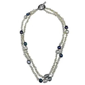 423-DM-S | DOUBLE STRAND KESHI DARK MIX