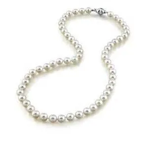 6-6.5MM Pearl Strand with 14kt White Gold