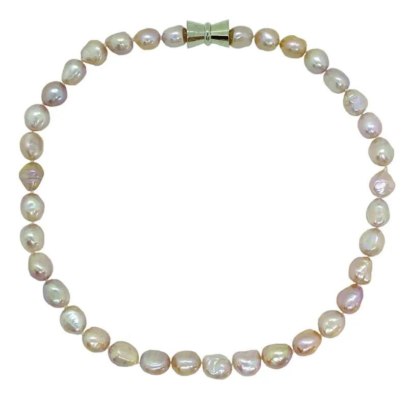 700-02-S | PINK BAROQUE SINGLE STRAND 18"