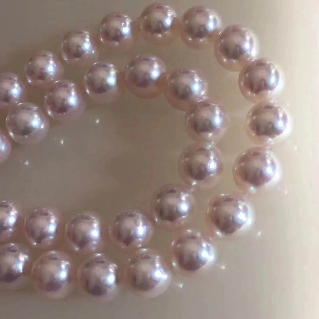 8.5-9.0 mm 36 Inch Opera Length Japanese Akoya & Tahitian Pearl Necklace