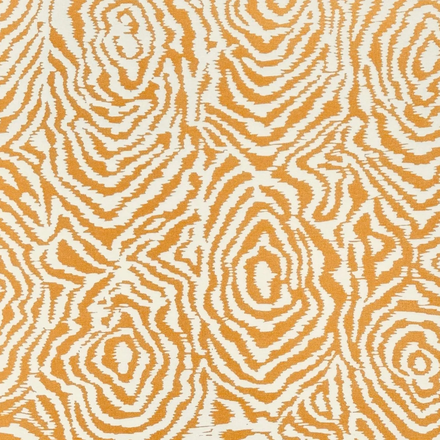 Alan Campbell Fabric: Meloire Reverse - Custom Inca Gold on Cream Suncloth
