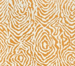 Alan Campbell Fabric: Meloire Reverse - Custom Inca Gold on Cream Suncloth