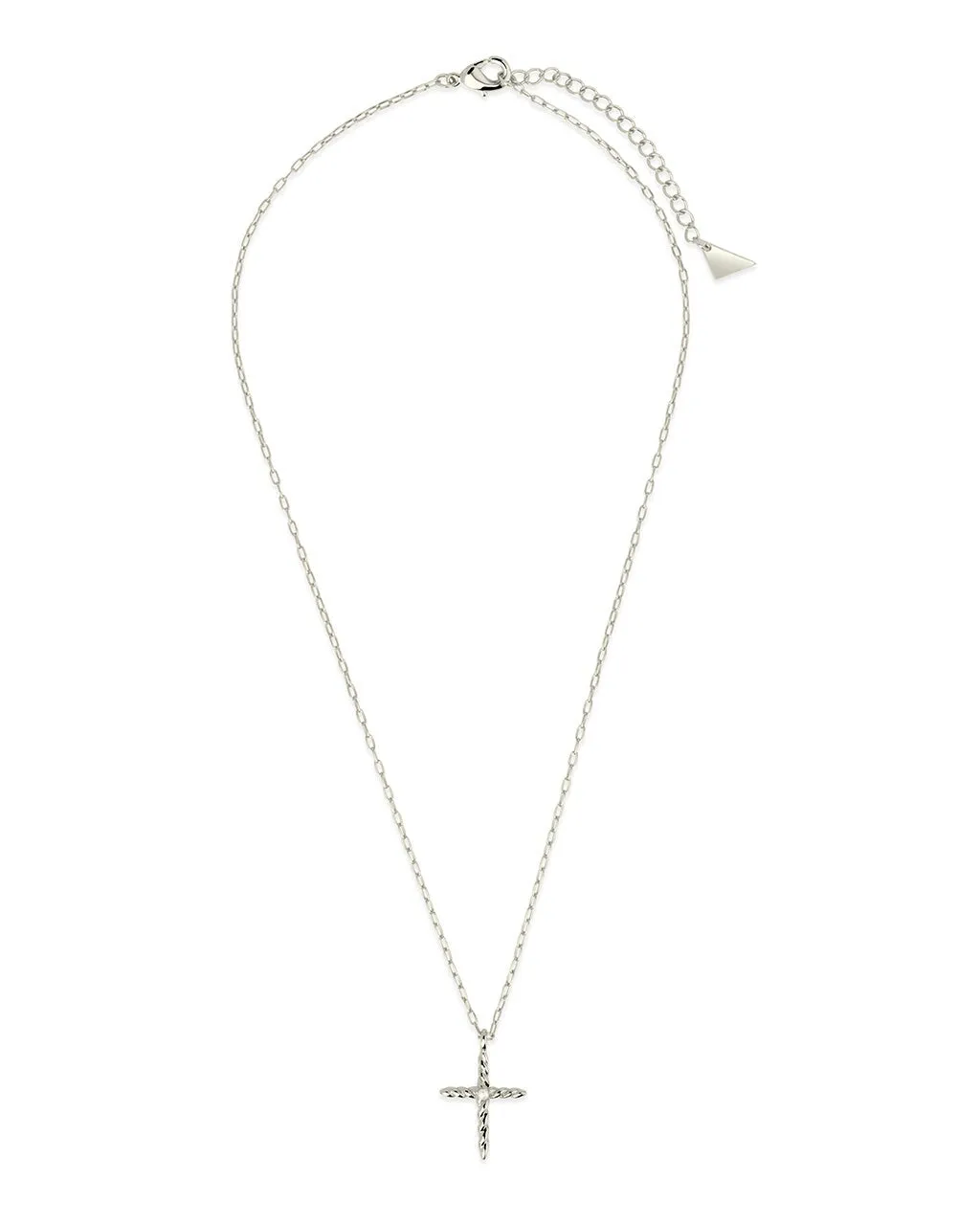 Anaïs Pearl Cross Pendant Necklace