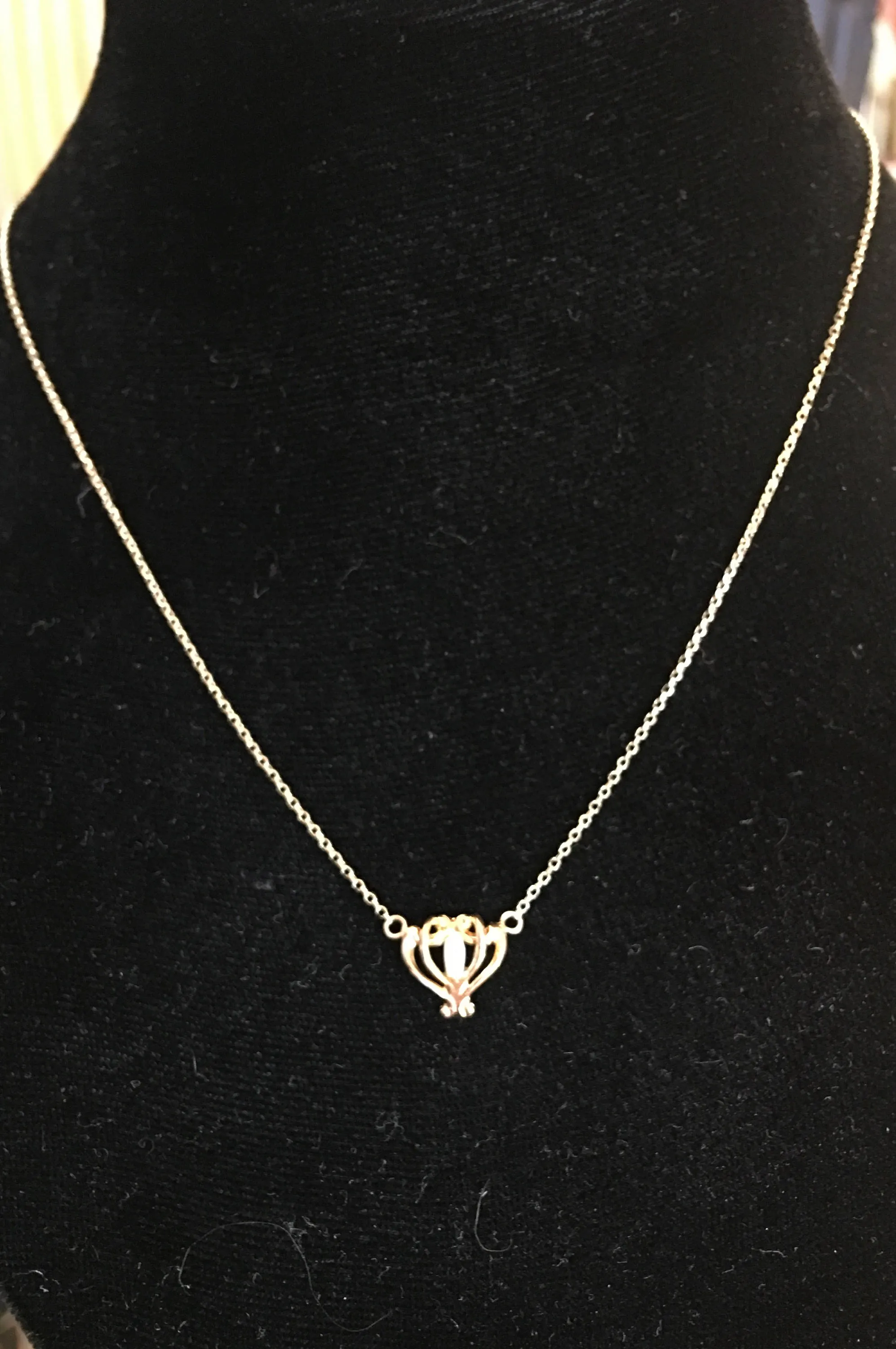 Antique Edwardian Gold and Freshwater Pearl Necklace