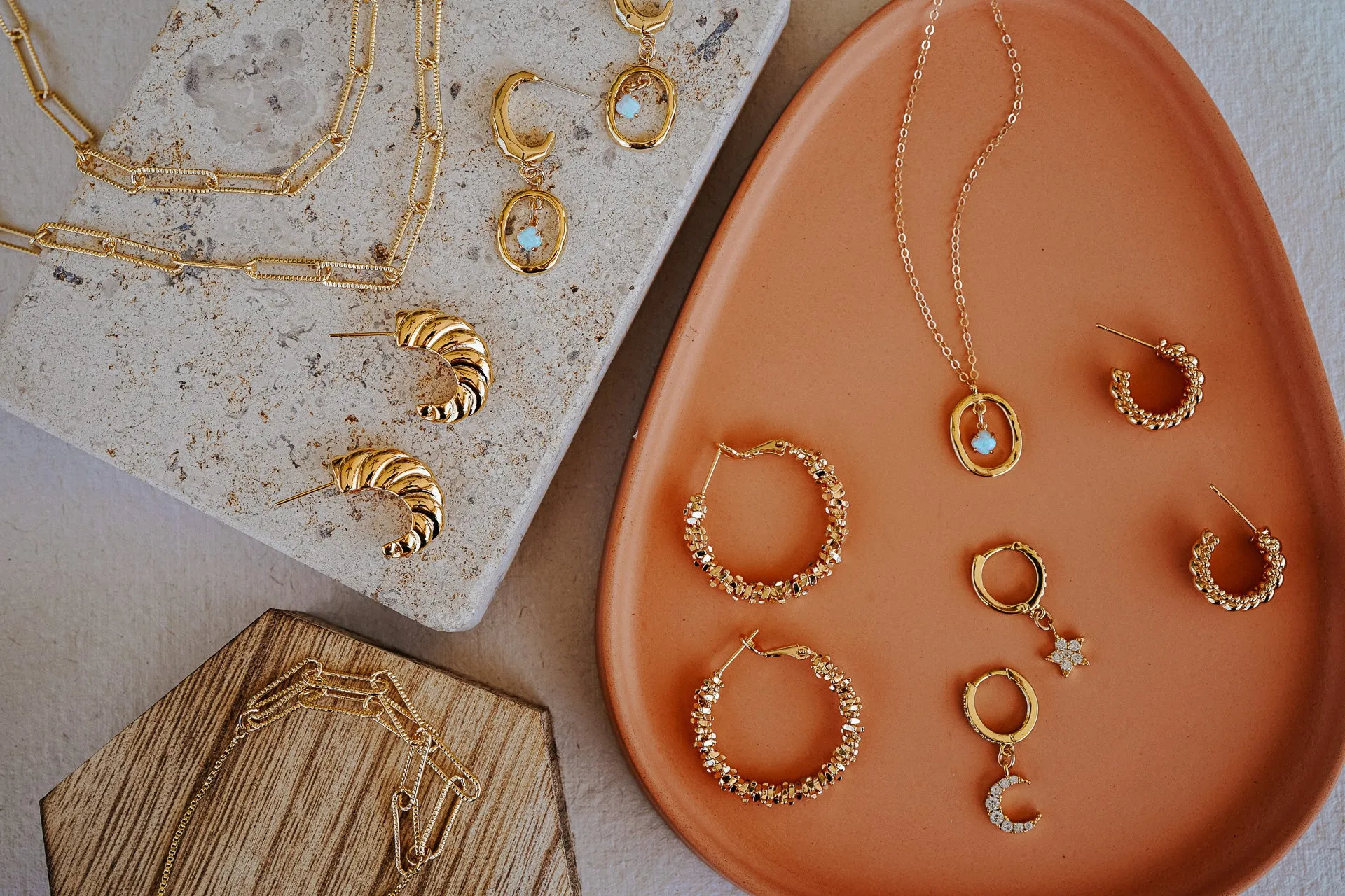 Anya Opal Earrings