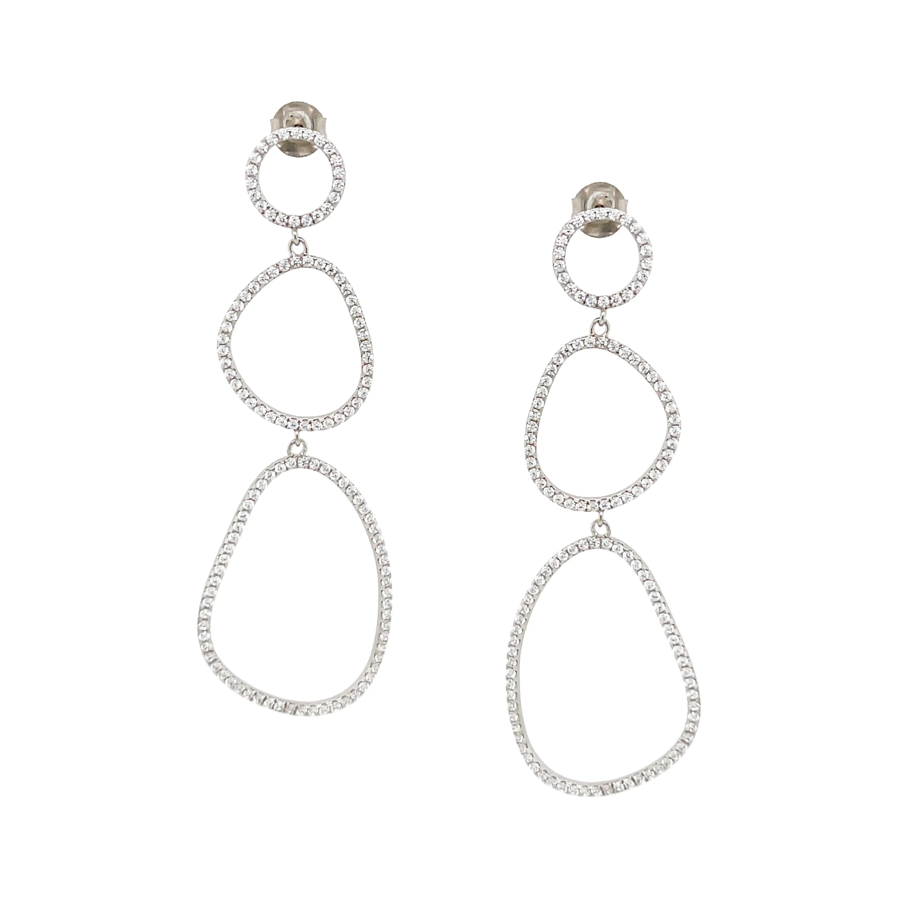 Asymmetrical Drop Earrings