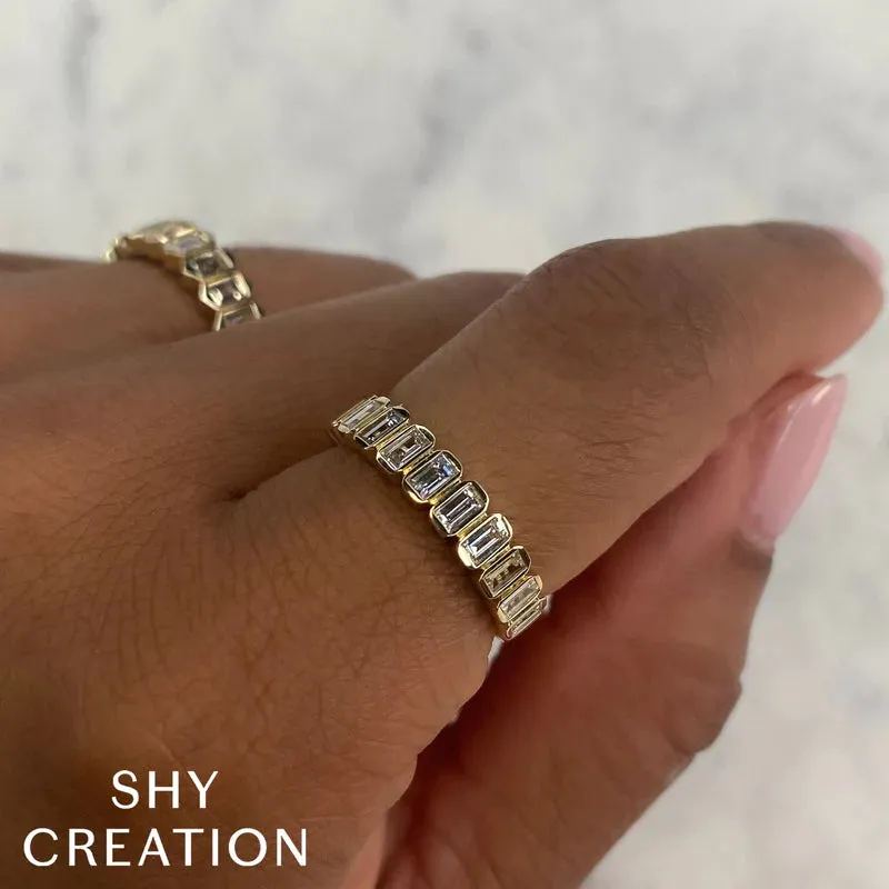 Baguette Diamond Band