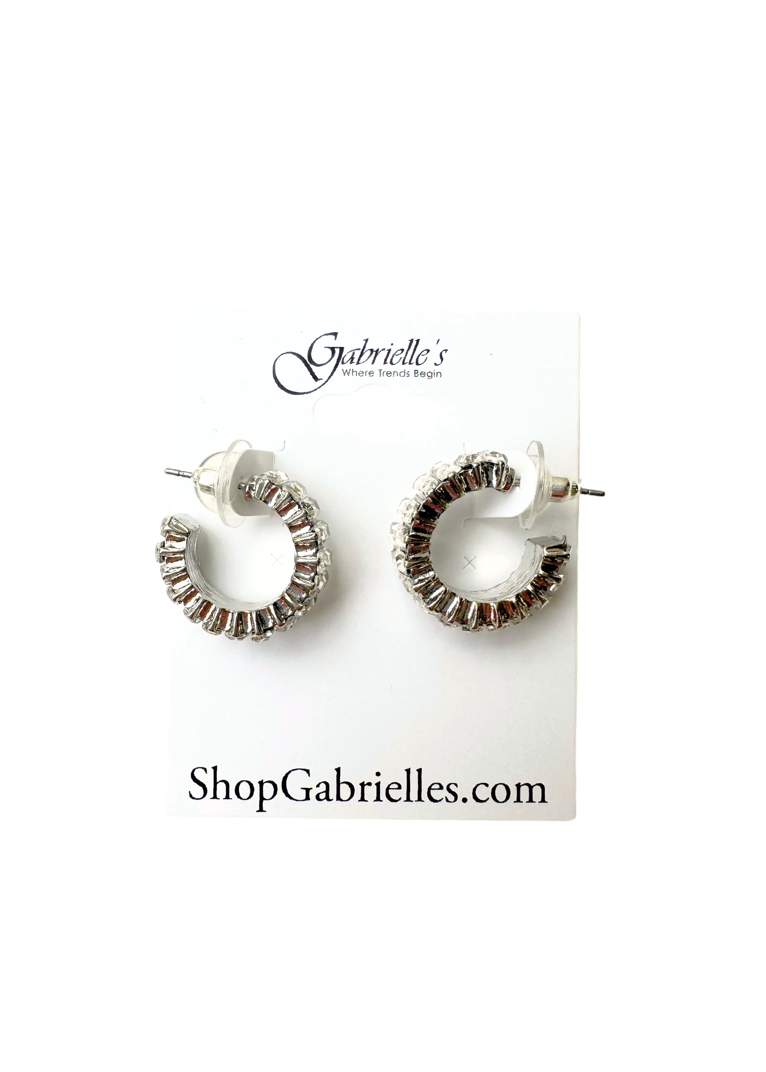 Baguette Hoop Earrings