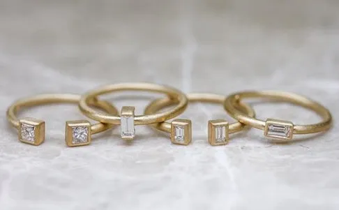 Baguette Stacking Ring