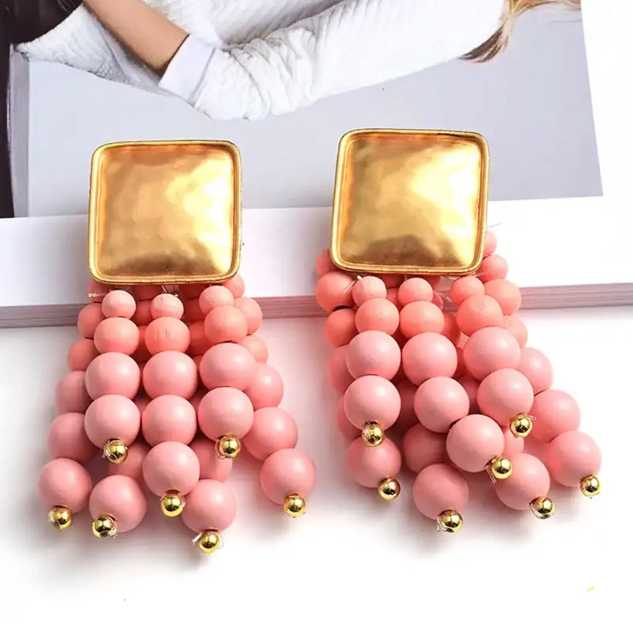 Bead Drop Earrings