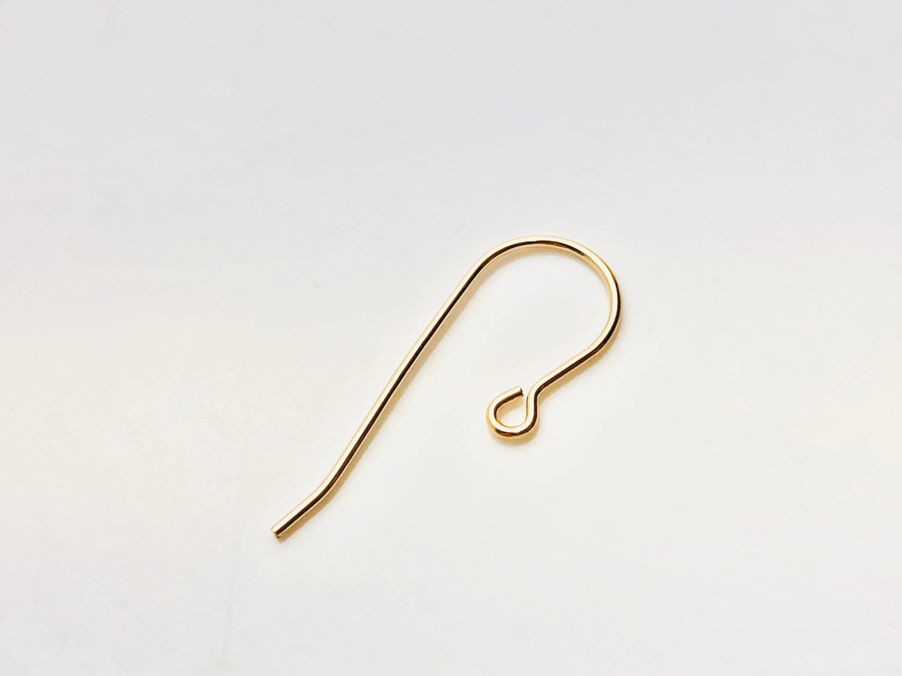 Beautiful 14KGF ear wire with loop , 14K gold filled , sku#438C(029)