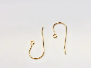 Beautiful 14KGF ear wire with loop , 14K gold filled , sku#438C(029)