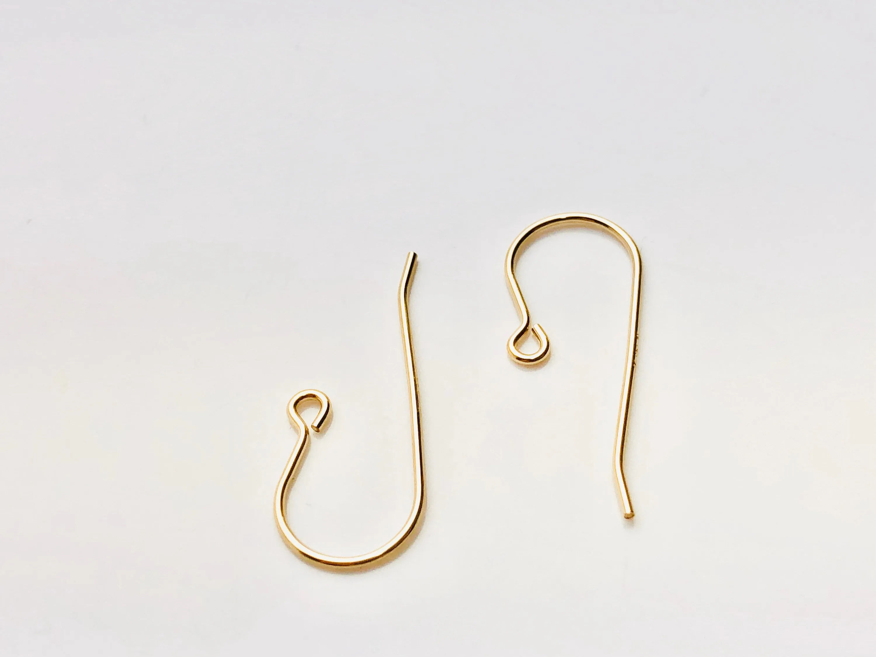 Beautiful 14KGF ear wire with loop , 14K gold filled , sku#438C(029)
